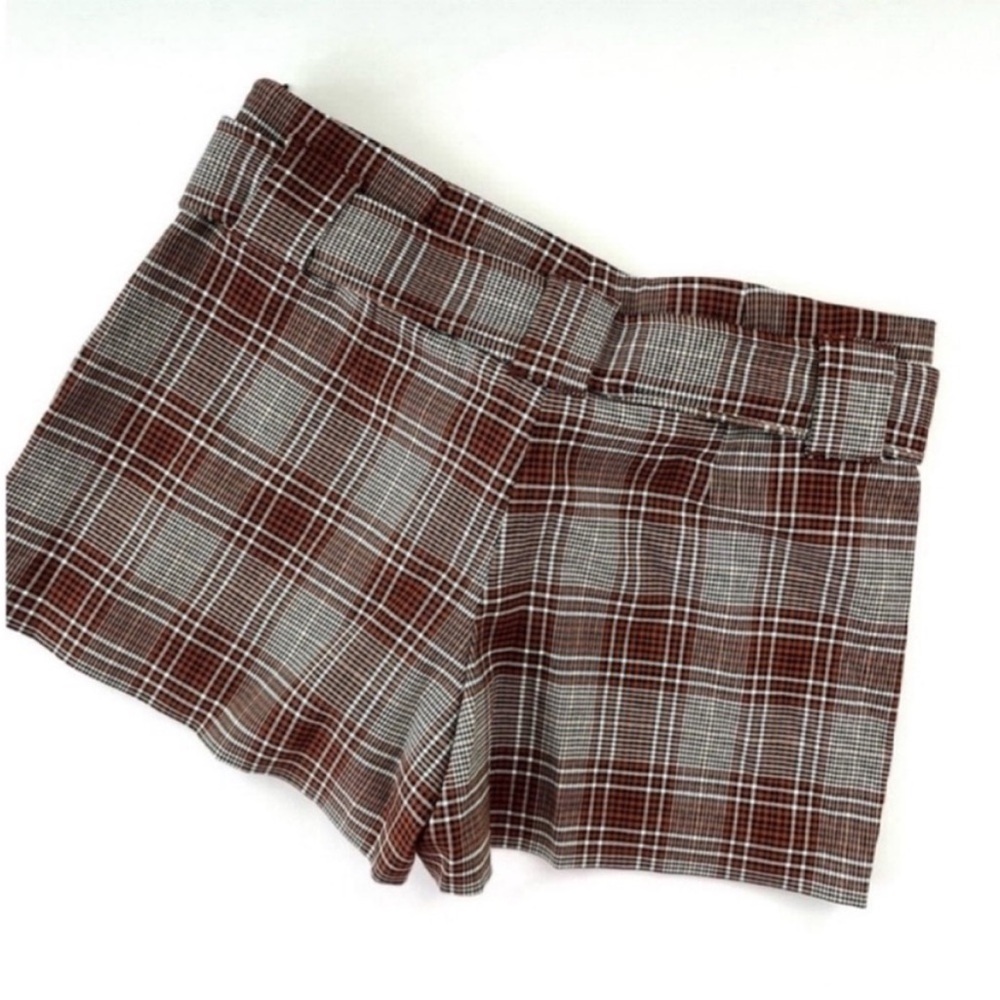 Free People Sage Plaid Skort NEW - Picture 5 of 5